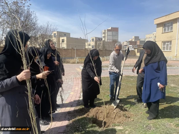 اجرای طرح کاشت درخت به مناسبت روز درختکاری در آموزشکده ملی مهارت دختران اردبیل 6