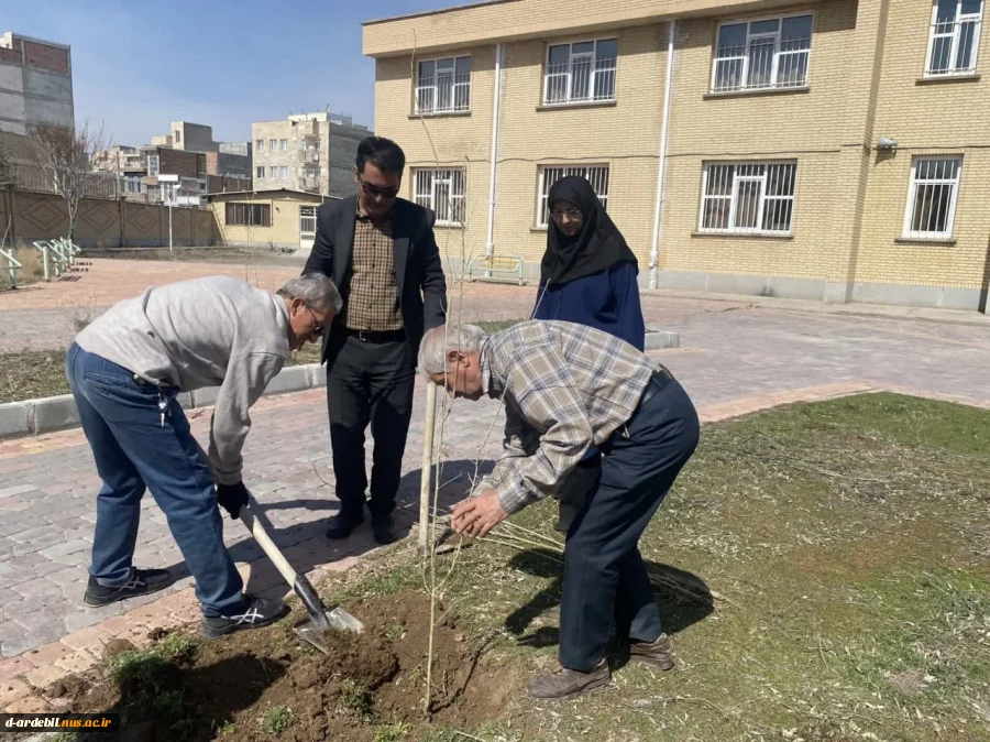 اجرای طرح کاشت درخت به مناسبت روز درختکاری در آموزشکده ملی مهارت دختران اردبیل 11