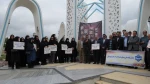 تجمع اعتراضی دانشگاهیان دانشگاه ملی مهارت واحد استانی اردبیل در محکومیت تجاوز رژیم جعلی صهیونیستی به کشور 2