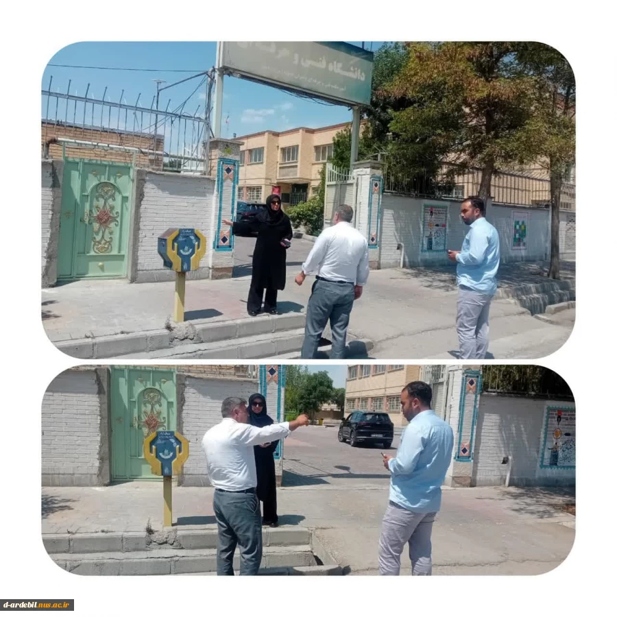 بازدید معاون شهرداری منطقه پنج از آموزشکده ملی مهارت دختران اردبیل 2