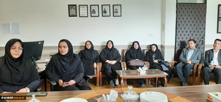 در اولین روزکاری سال جدید؛
تقدیر رئیس دانشگاه ملی مهارت واحد استانی اردبیل از زحمات یکساله کارکنان و اساتید آموزشکده دختران اردبیل 2